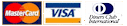 We Accept Master Card / Visa / Diners Club